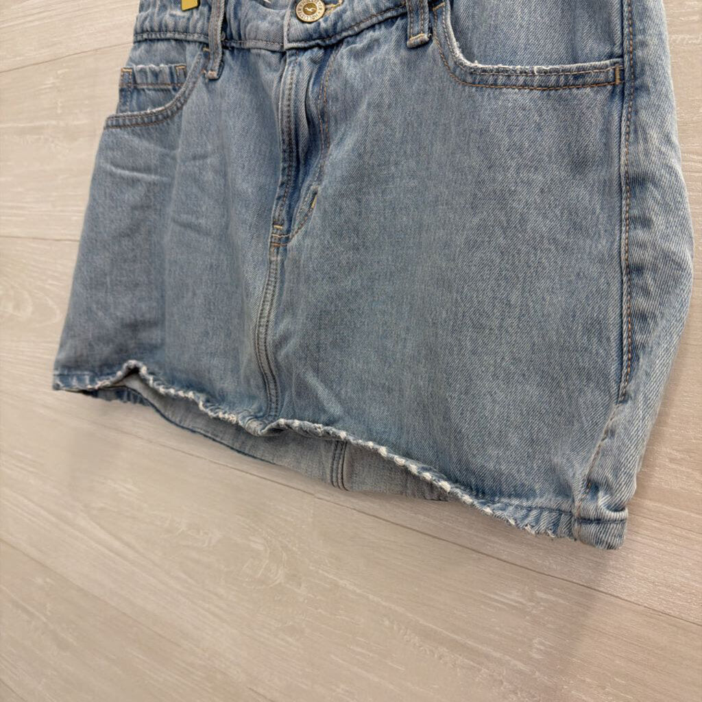 Hollister Light Wash Denim Mini Skirt 29