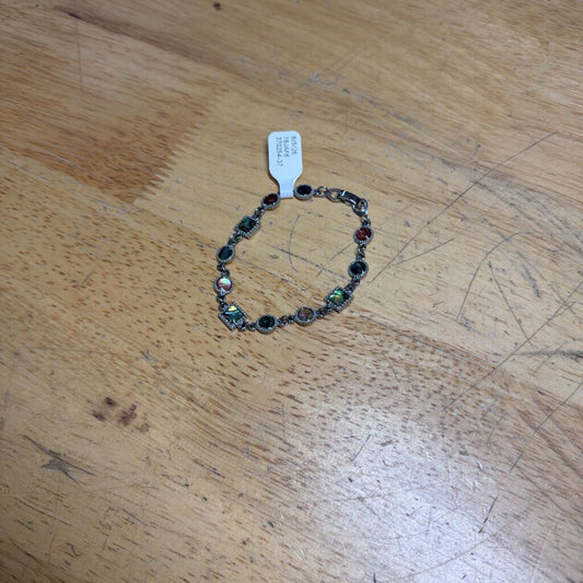 Silver/ Multi Stone Bracelet