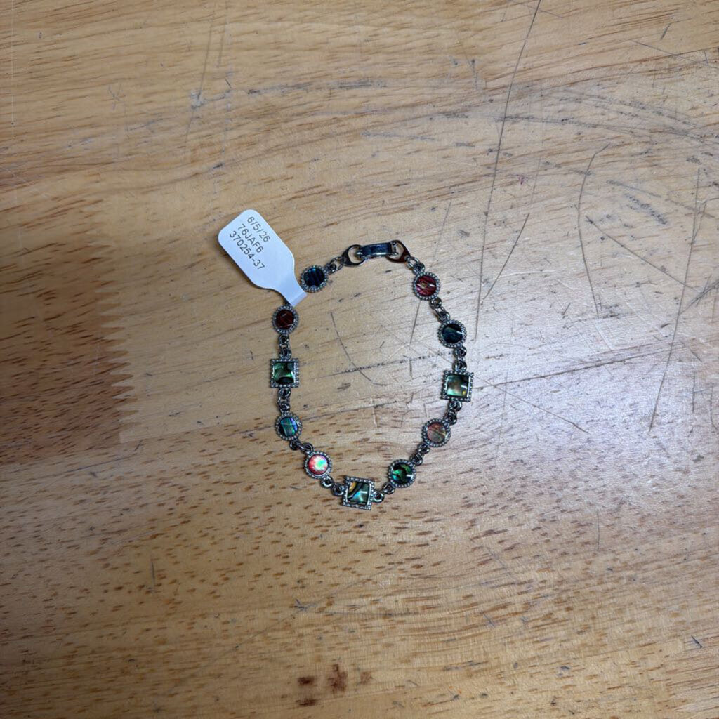 Silver/ Multi Stone Bracelet