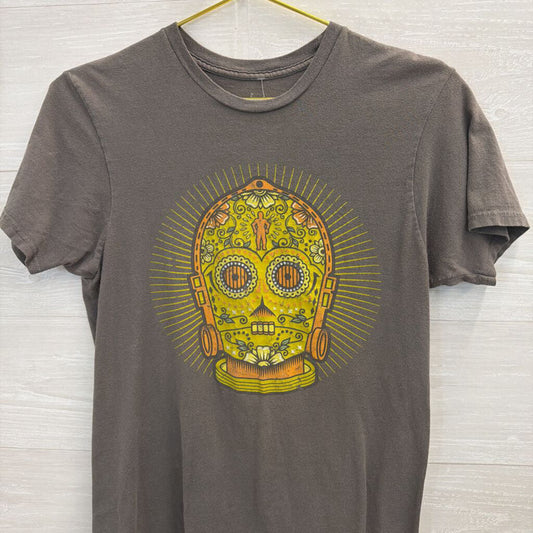 Disney Grey/ Multi C-3PO Short Sleeve Graphic Tee Small
