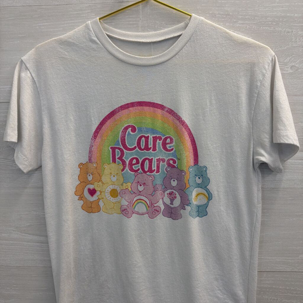 Care Bears White/ Multi Short Sleeve Graphic Tee Medium