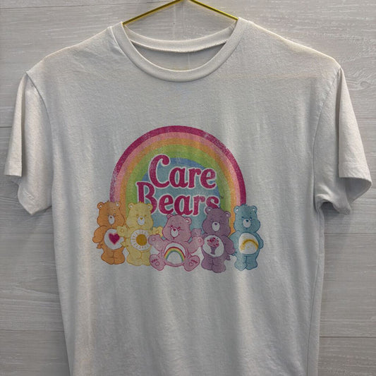 Care Bears White/ Multi Short Sleeve Graphic Tee Medium