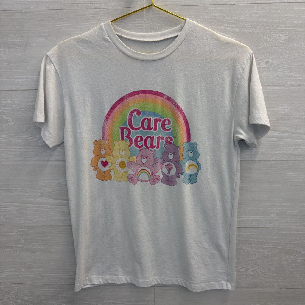 Care Bears White/ Multi Short Sleeve Graphic Tee Medium