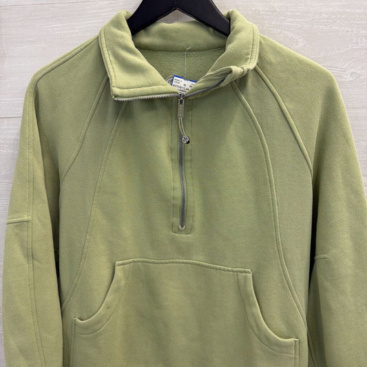 Lululemon Green Scuba Half Zip Pullover Extra Small/ Small