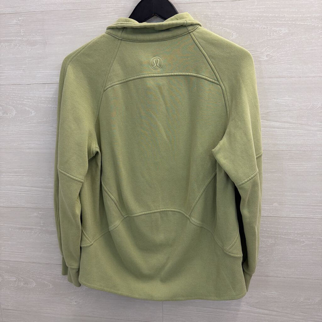 Lululemon Green Scuba Half Zip Pullover Extra Small/ Small