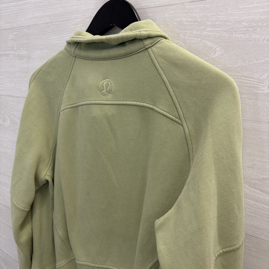 Lululemon Green Scuba Half Zip Pullover Extra Small/ Small