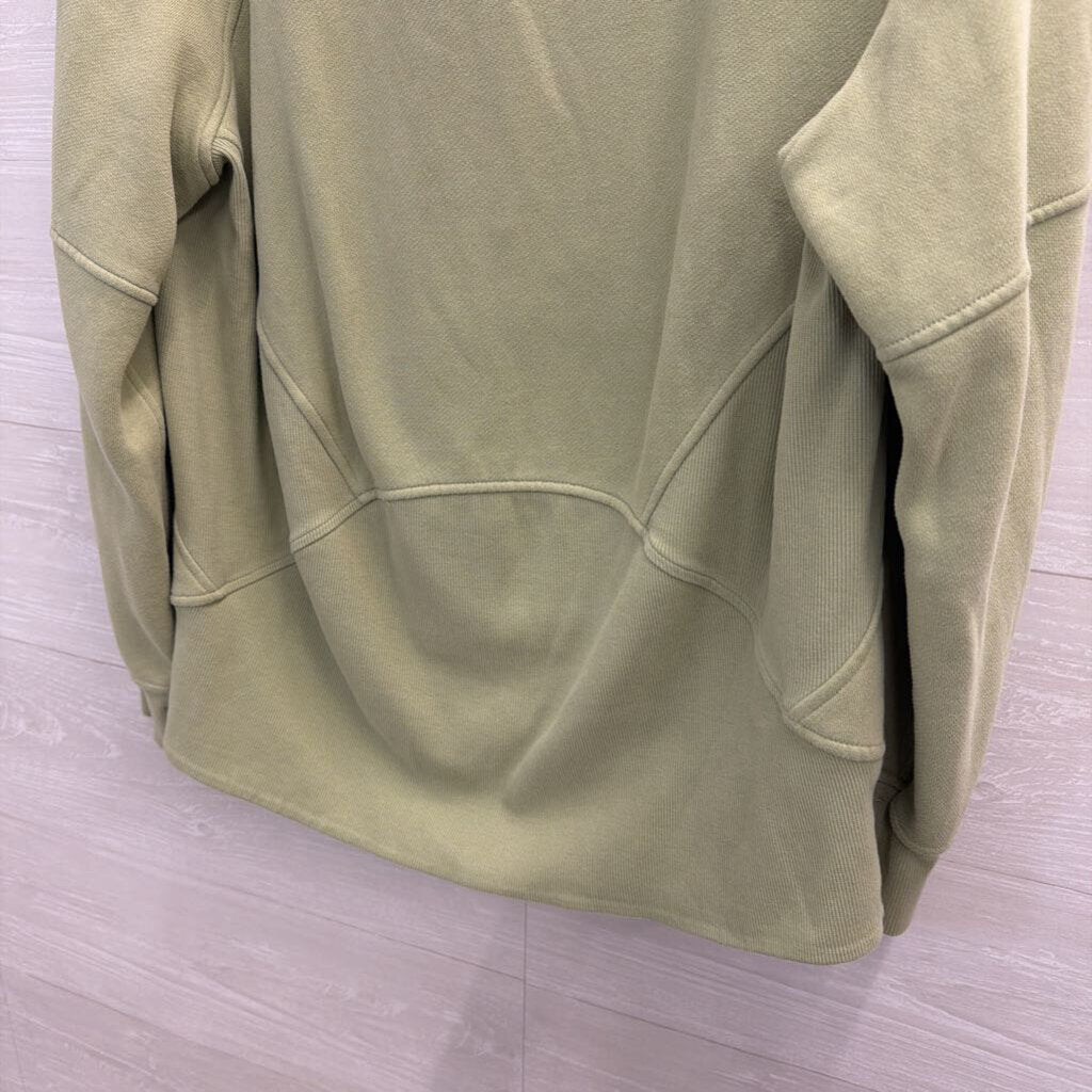 Lululemon Green Scuba Half Zip Pullover Extra Small/ Small