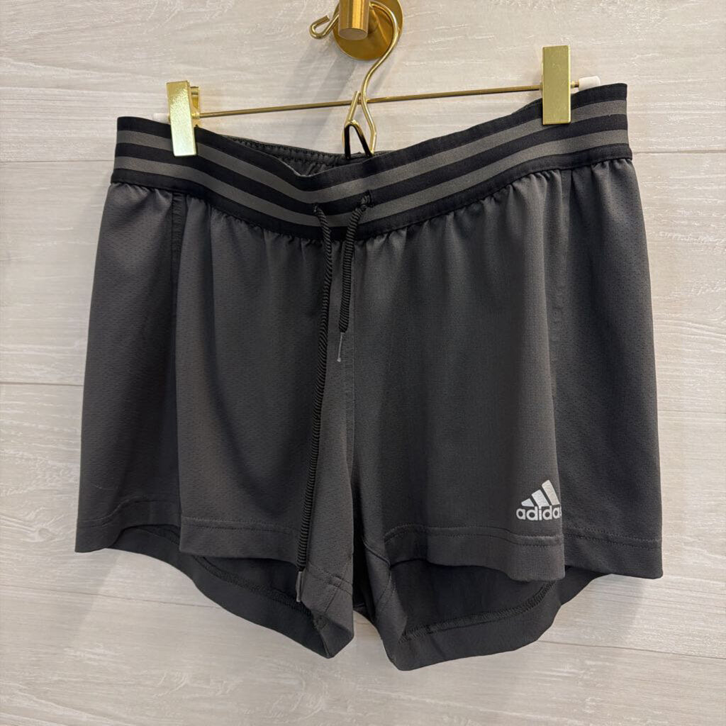 Adidas Grey Athletic Shorts Medium