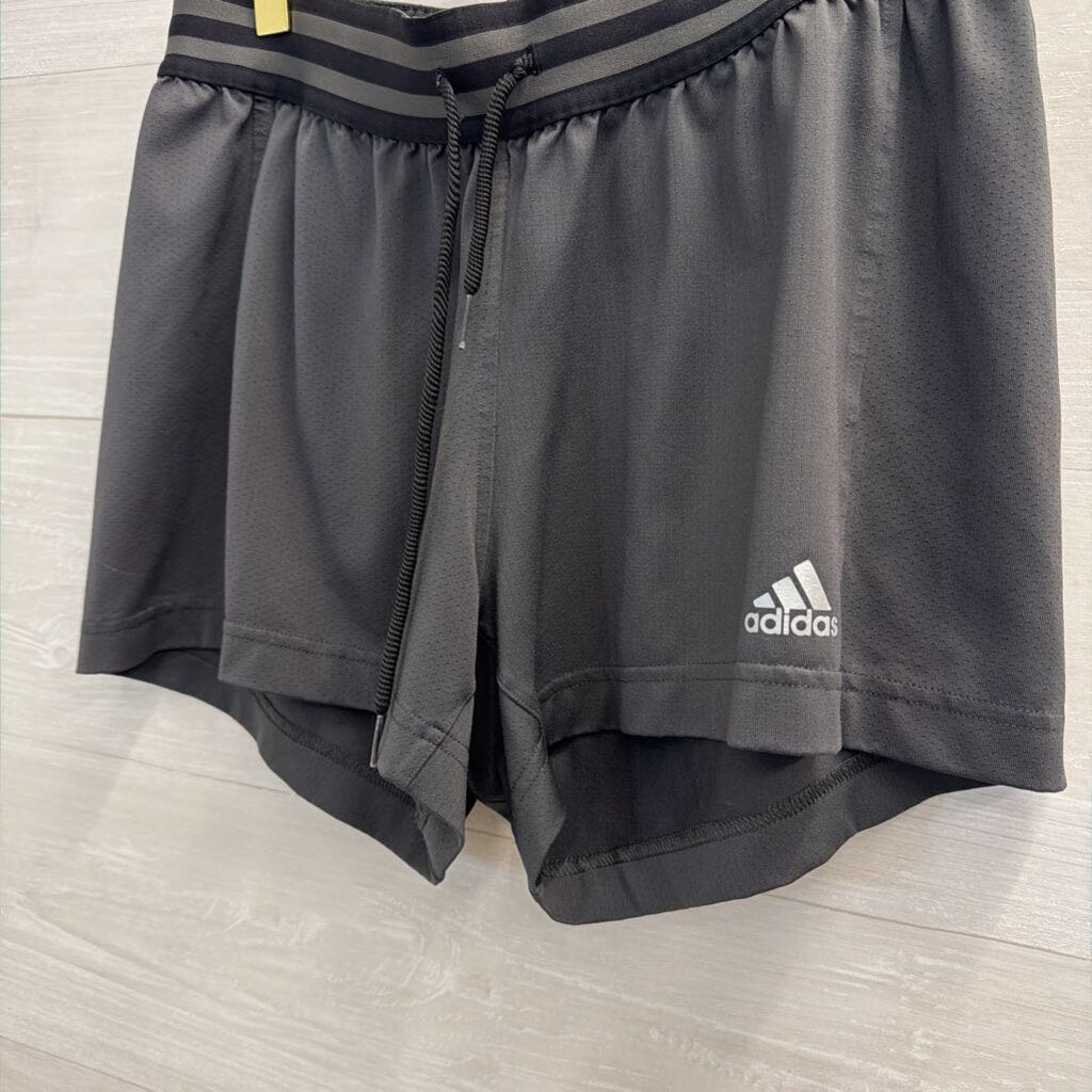 Adidas Grey Athletic Shorts Medium