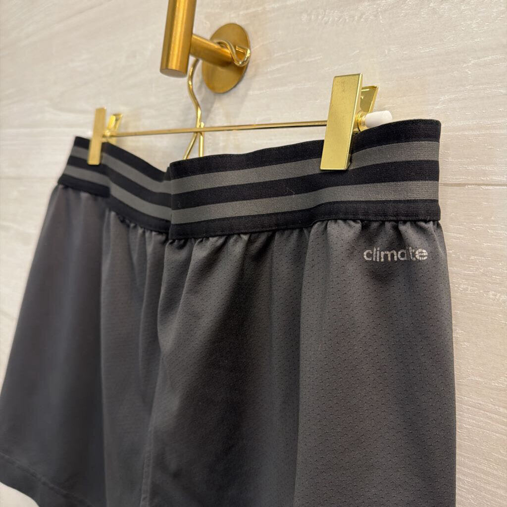 Adidas Grey Athletic Shorts Medium
