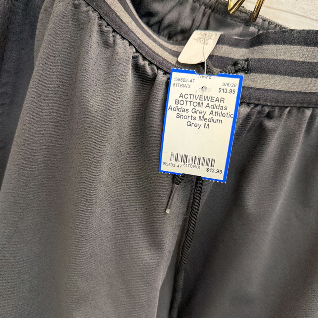Adidas Grey Athletic Shorts Medium