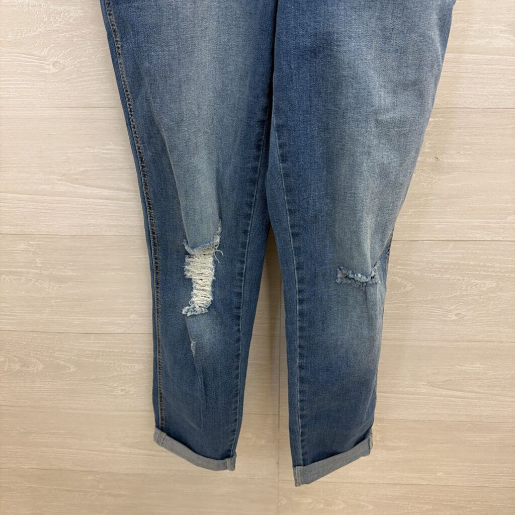 Kan Can Medium Wash Denim Overalls Medium