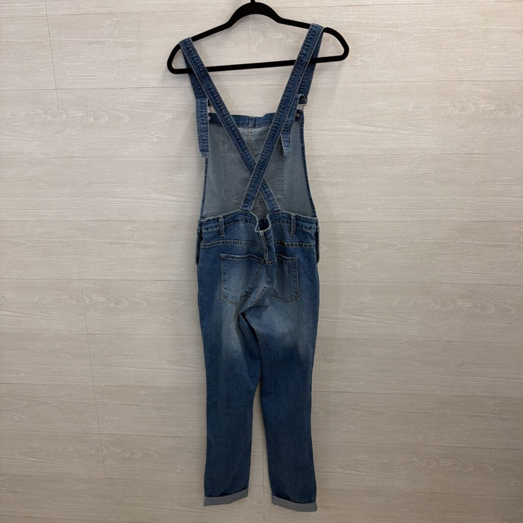 Kan Can Medium Wash Denim Overalls Medium