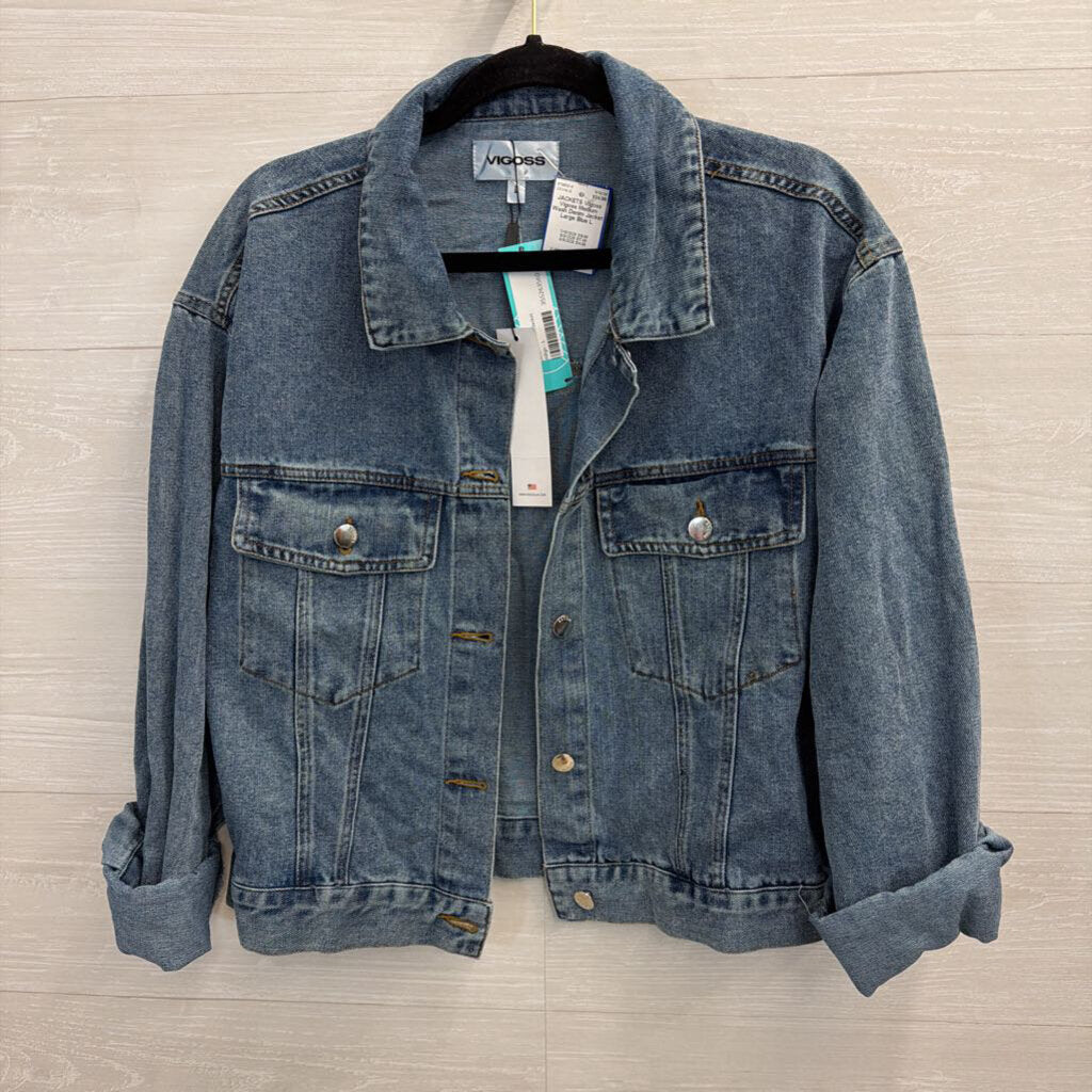 Vigoss Medium Wash Denim Jacket Large