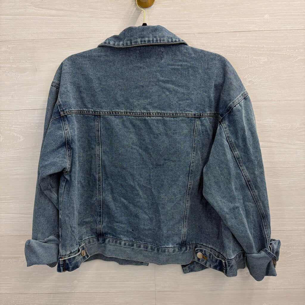 Vigoss Medium Wash Denim Jacket Large