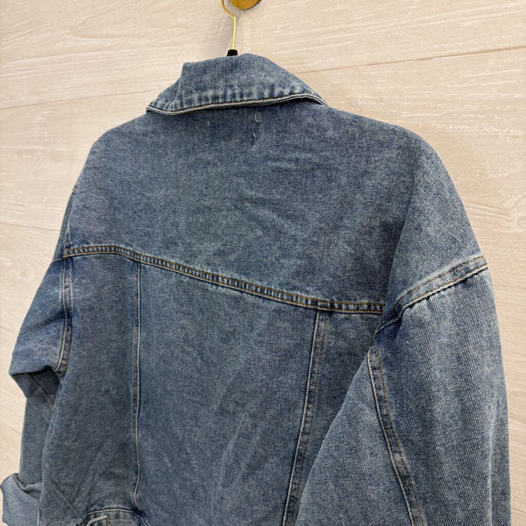 Vigoss Medium Wash Denim Jacket Large