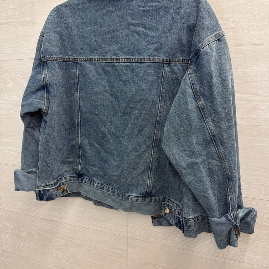 Vigoss Medium Wash Denim Jacket Large