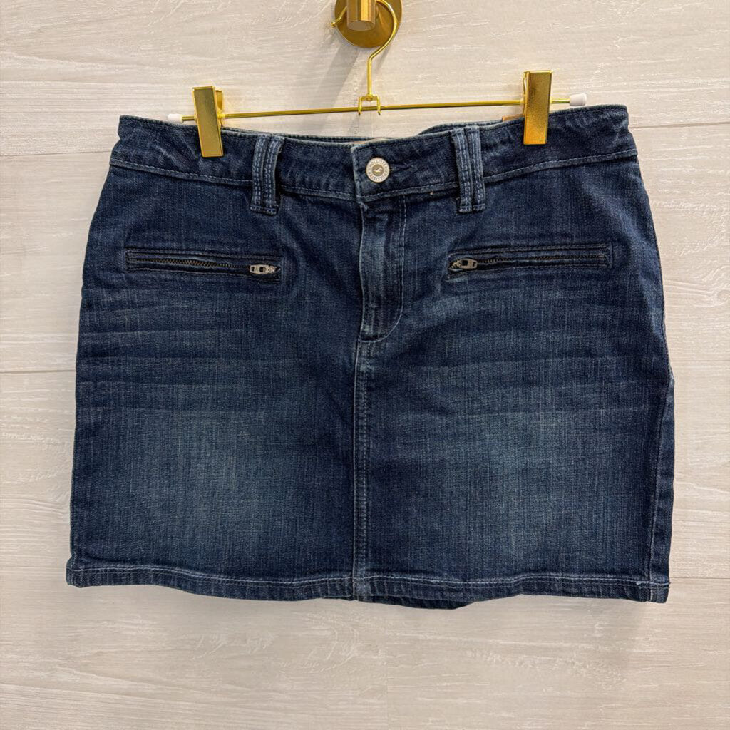 Hollister Dark Wash Denim Mini Skirt 28