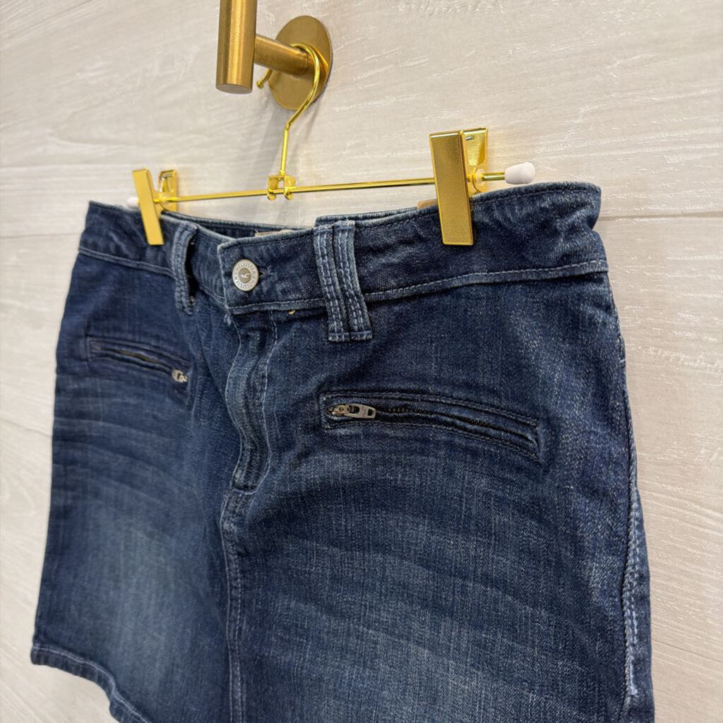 Hollister Dark Wash Denim Mini Skirt 28