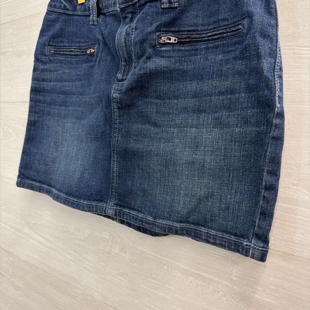 Hollister Dark Wash Denim Mini Skirt 28