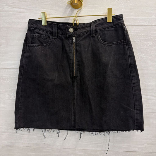 Hollister Black Denim Skirt 29