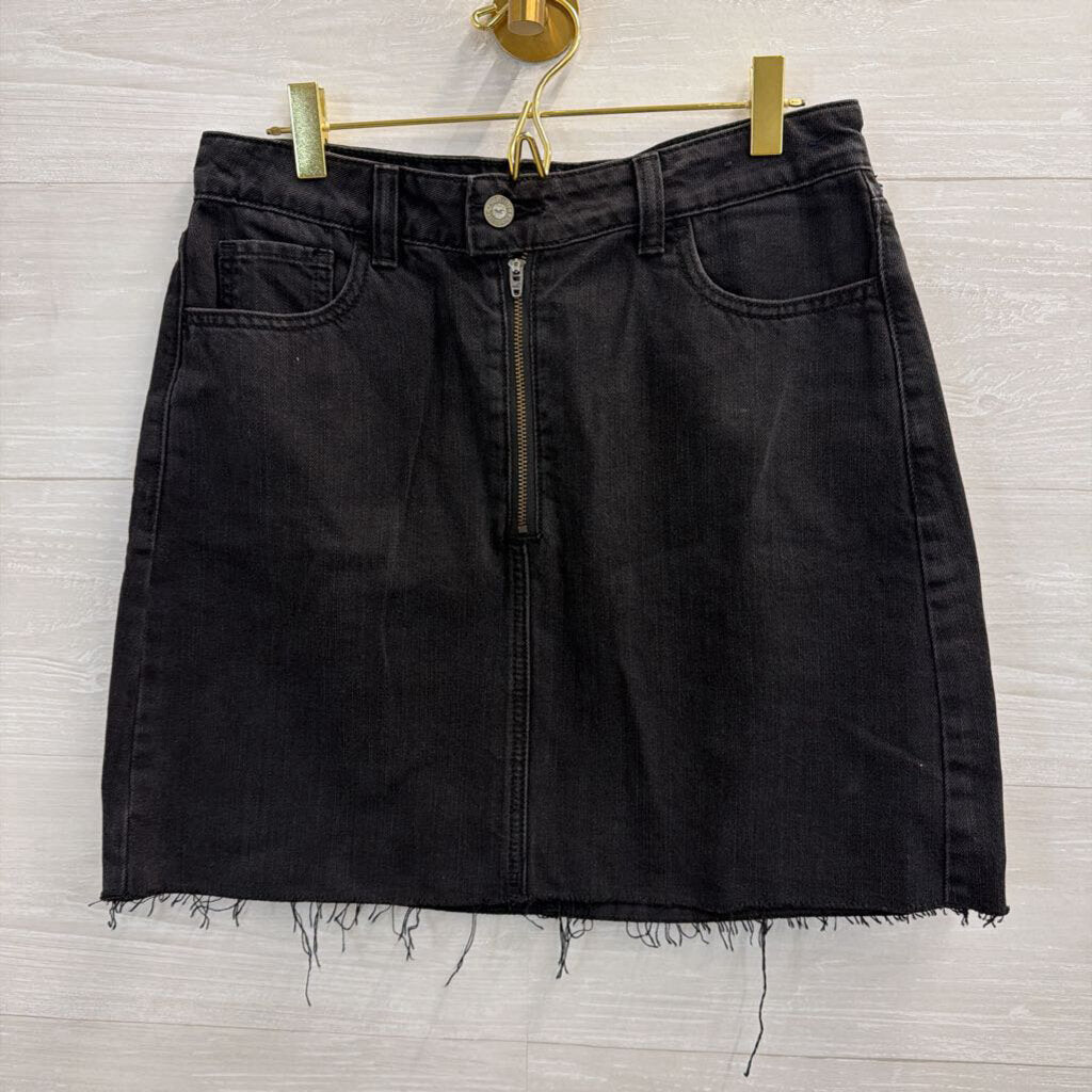Hollister Black Denim Skirt 29