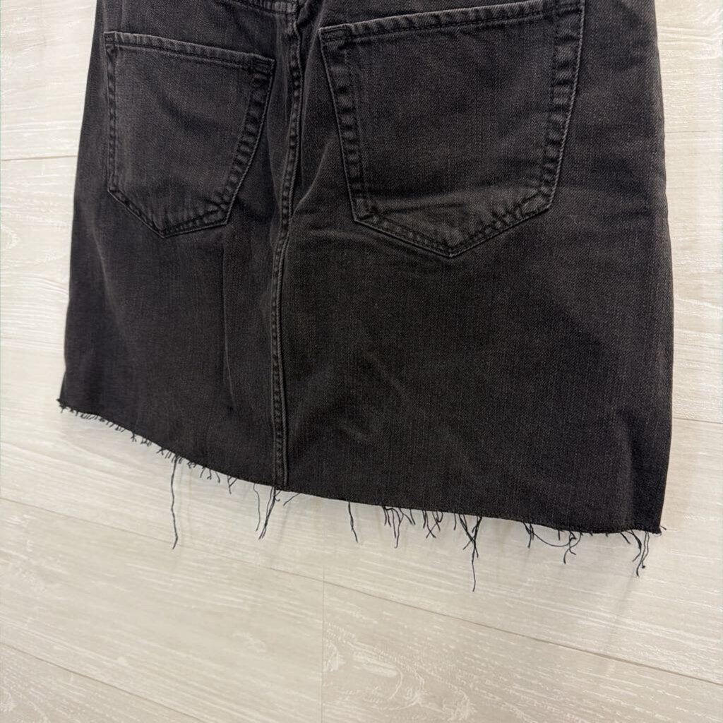 Hollister Black Denim Skirt 29