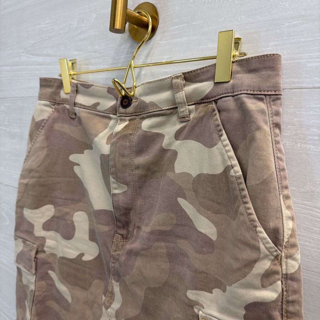 Hollister Brown Camo Print Skirt 11