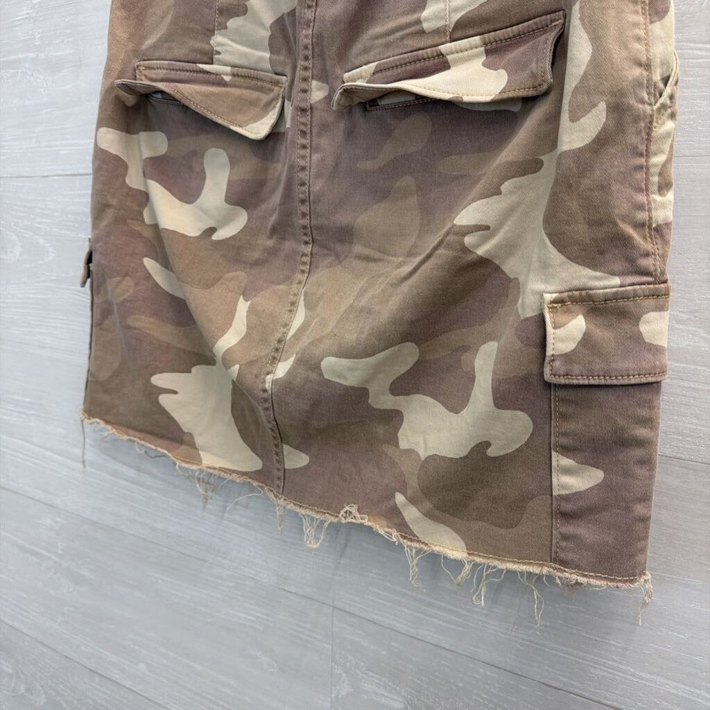 Hollister Brown Camo Print Skirt 11