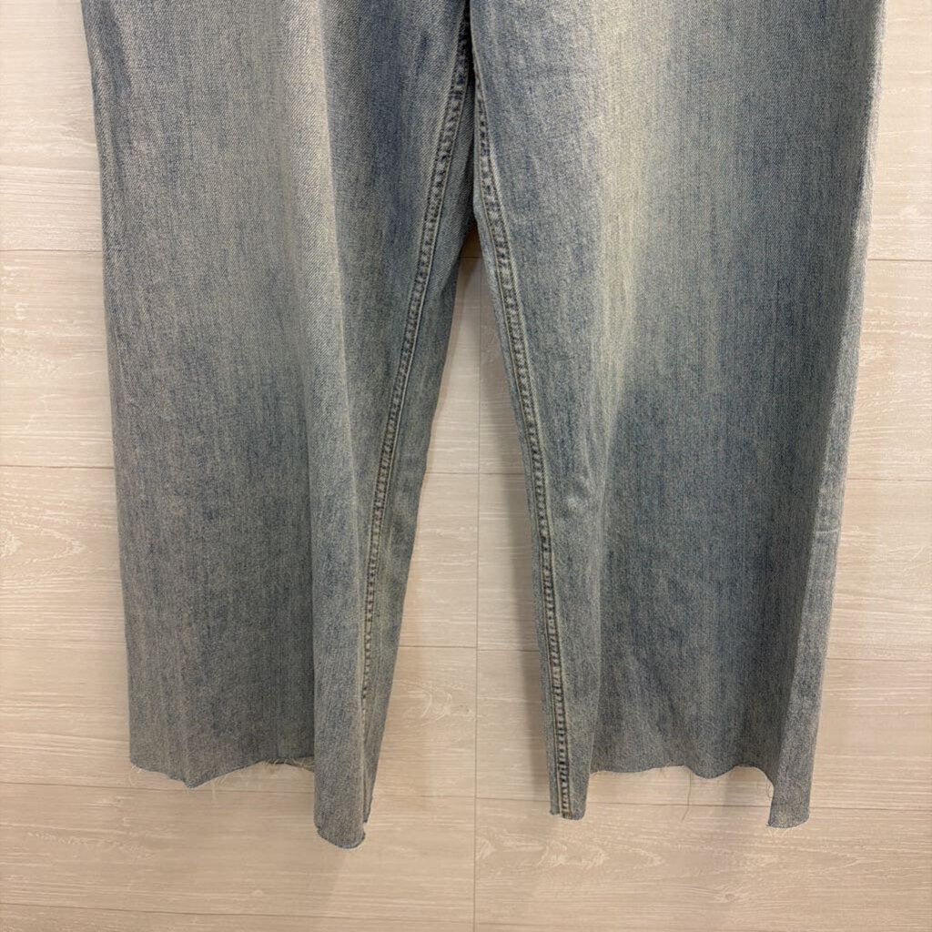 Prosperity Light Wash Wide Leg Denim Jeans 31