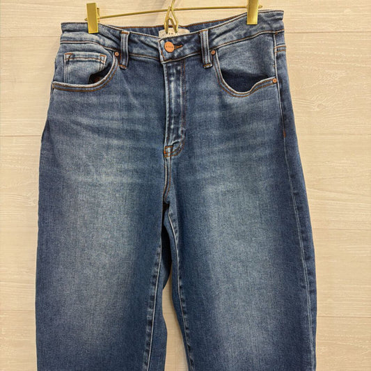 Risen Dark Wash Barrel Leg Jeans 30
