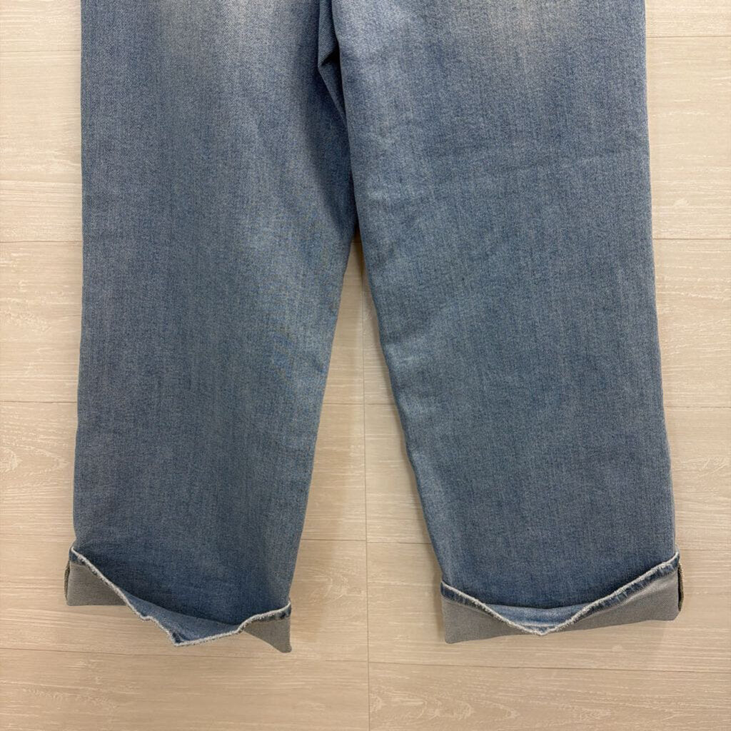 Just USA Light Wash Wide Leg Jeans 31 Petite