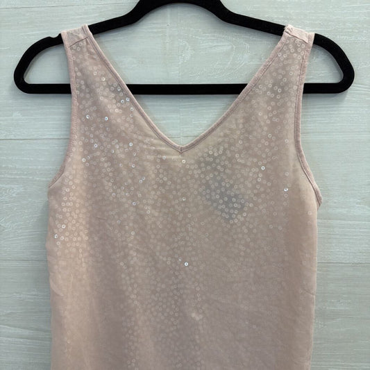 The Limited Pink Sequin Tank Top Extra Small