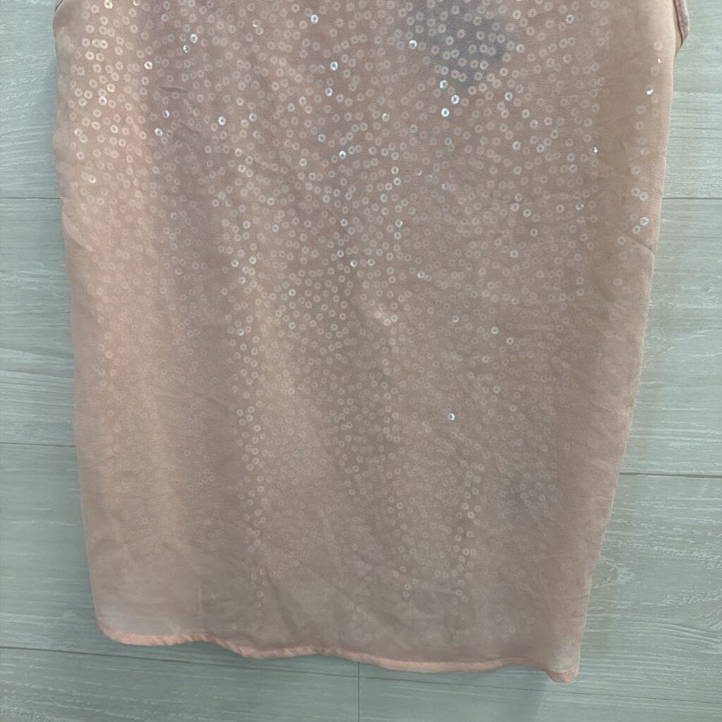 The Limited Pink Sequin Tank Top Extra Small