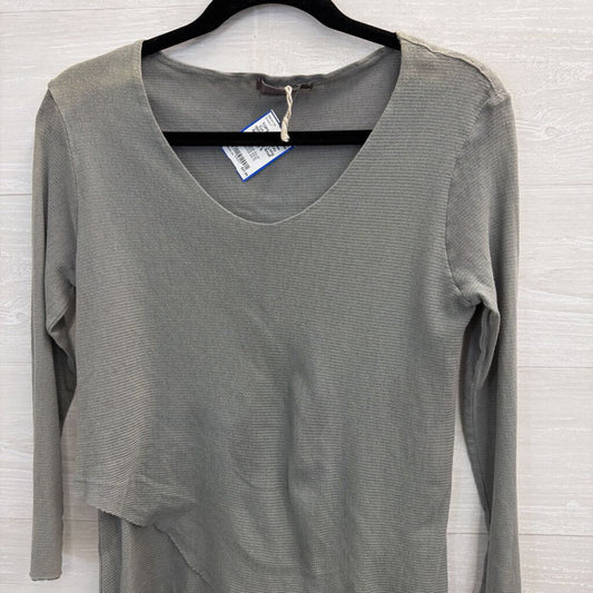 Cut Loose Grey 100% Cotton Long Sleeve Top Small