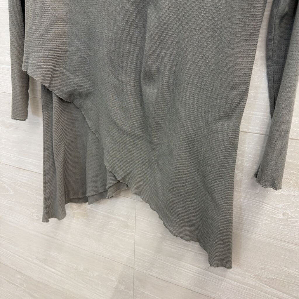 Cut Loose Grey 100% Cotton Long Sleeve Top Small