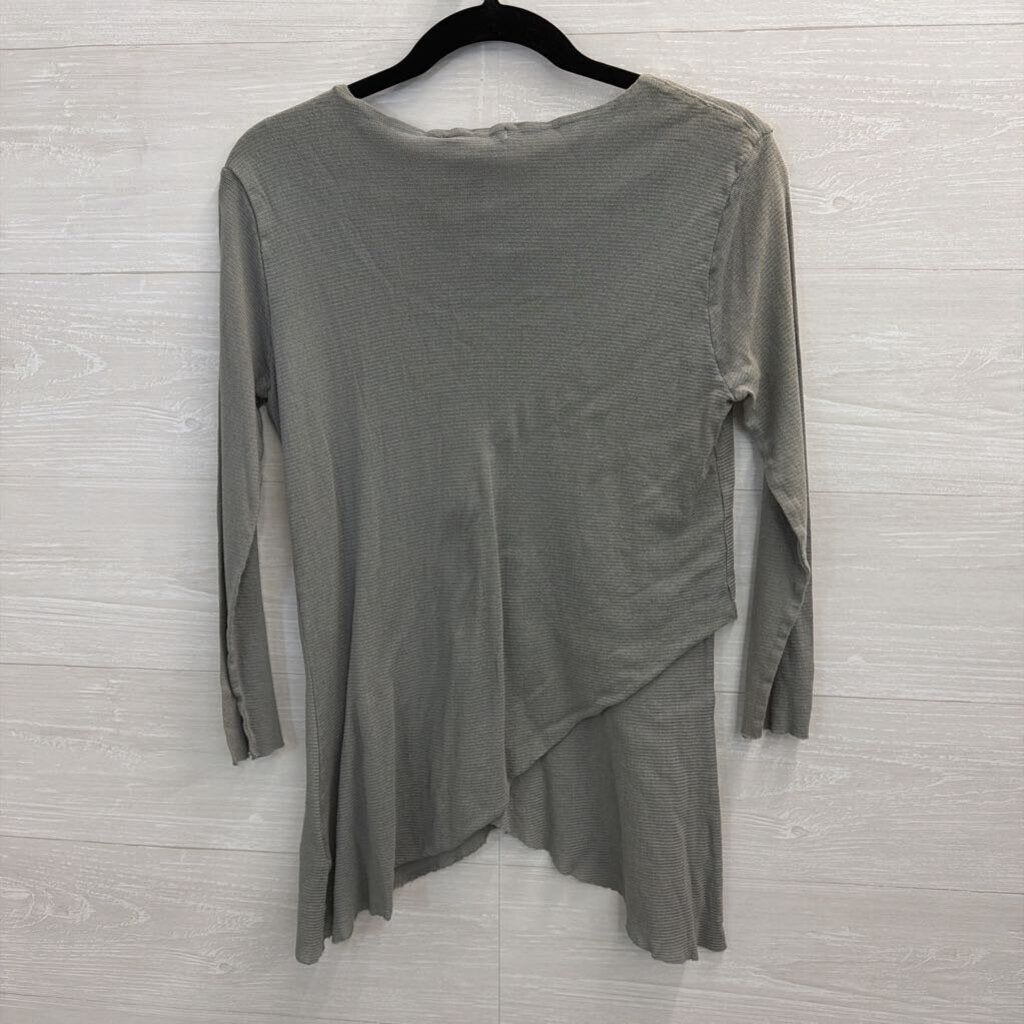 Cut Loose Grey 100% Cotton Long Sleeve Top Small