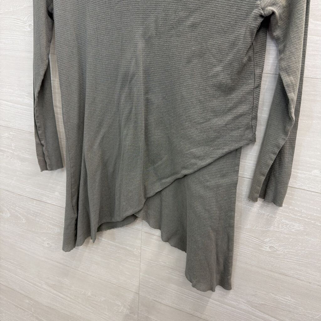 Cut Loose Grey 100% Cotton Long Sleeve Top Small