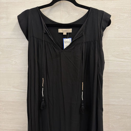 Loft Black Shift Dress Medium