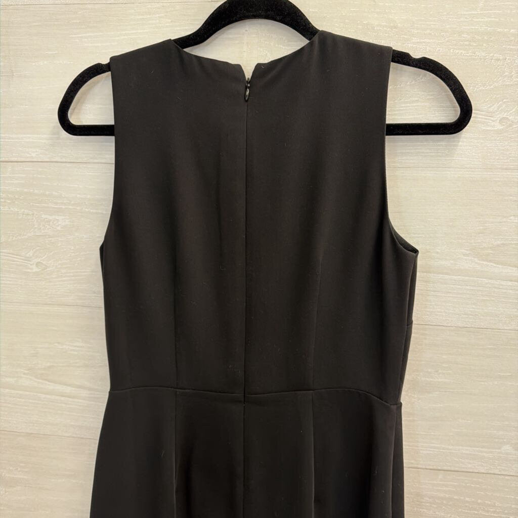Loft Black Sleeveless Wrap Dress 2