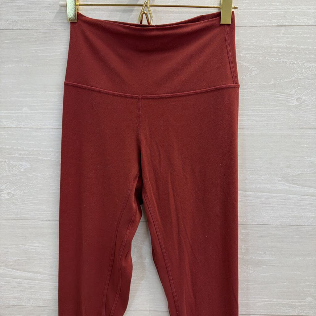 Lululemon Burgundy Athletic Leggings 4