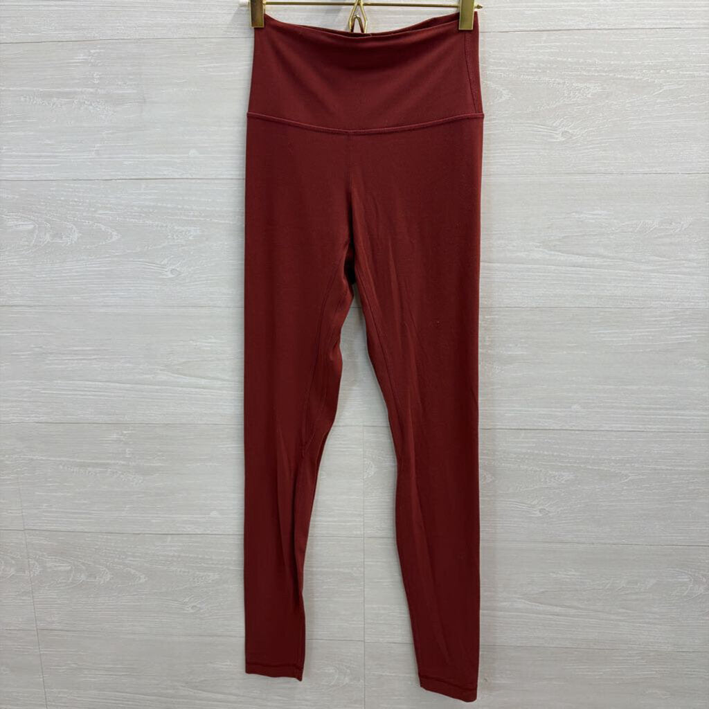Lululemon Burgundy Athletic Leggings 4