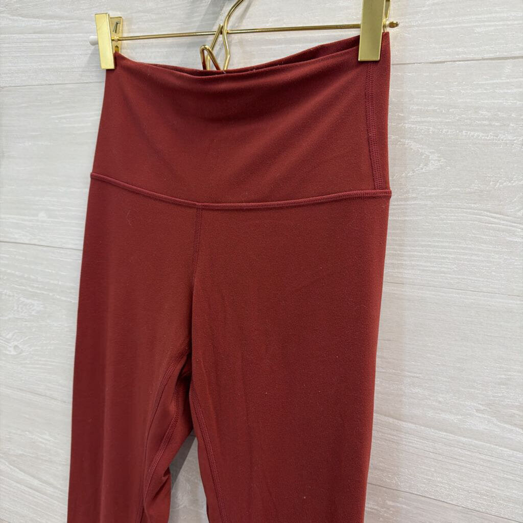 Lululemon Burgundy Athletic Leggings 4