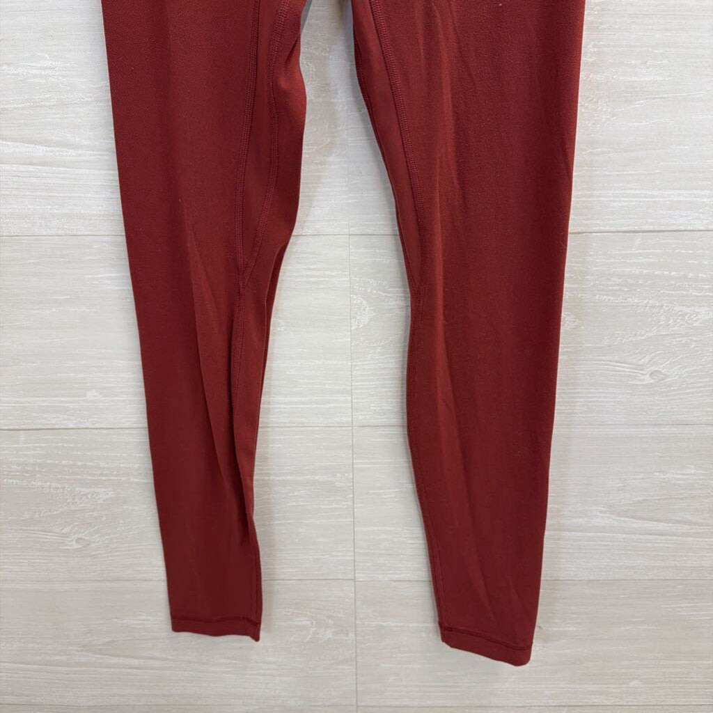Lululemon Burgundy Athletic Leggings 4