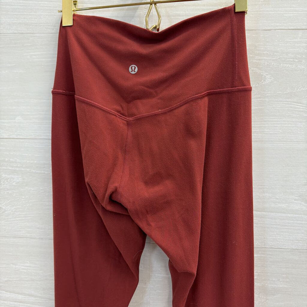 Lululemon Burgundy Athletic Leggings 4