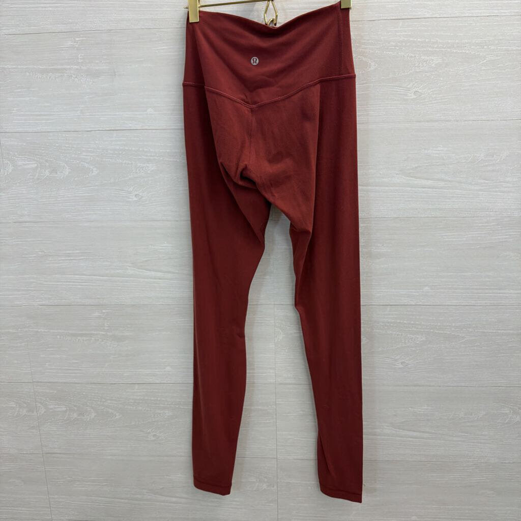 Lululemon Burgundy Athletic Leggings 4