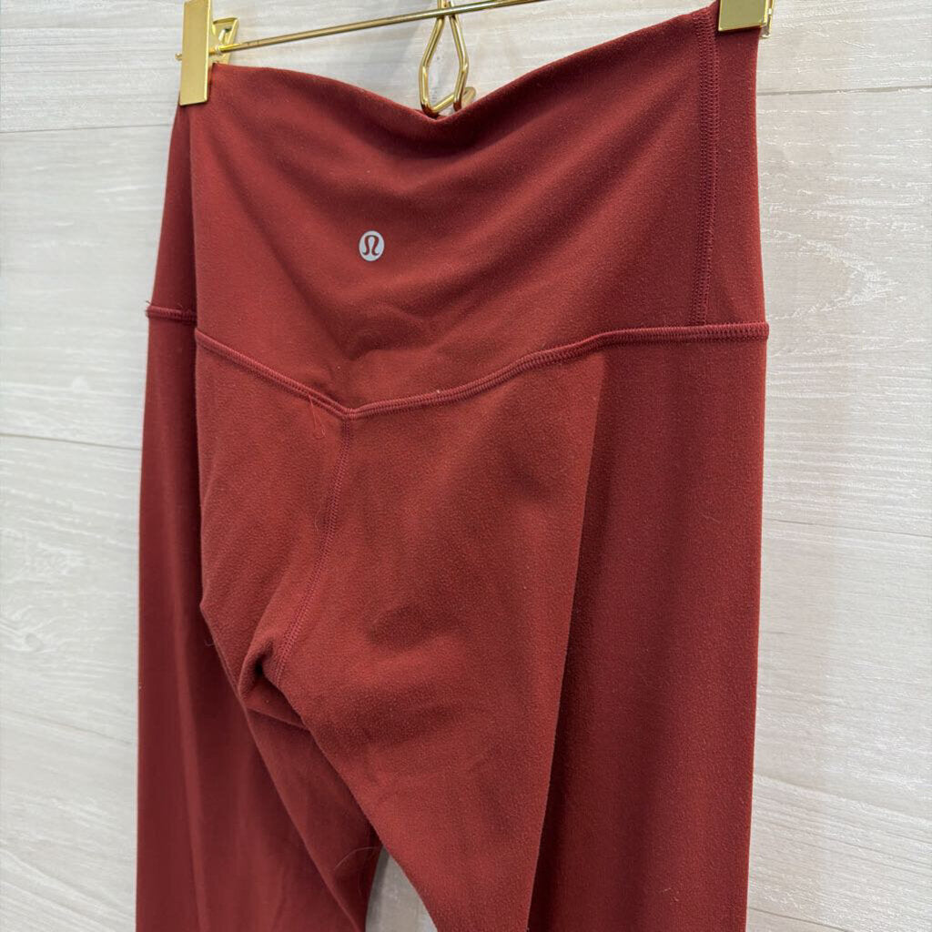 Lululemon Burgundy Athletic Leggings 4
