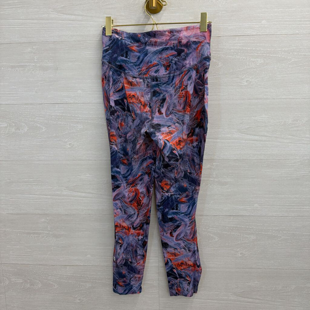 Lululemon Purple/ Multi Print Athletic Leggings 4