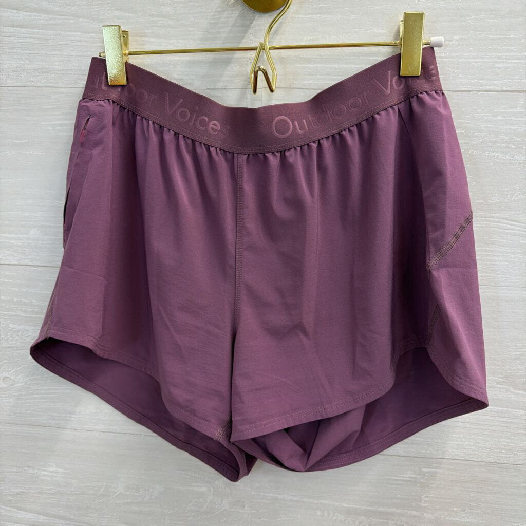 Outdoor Voices Purple Athletic Shorts Small