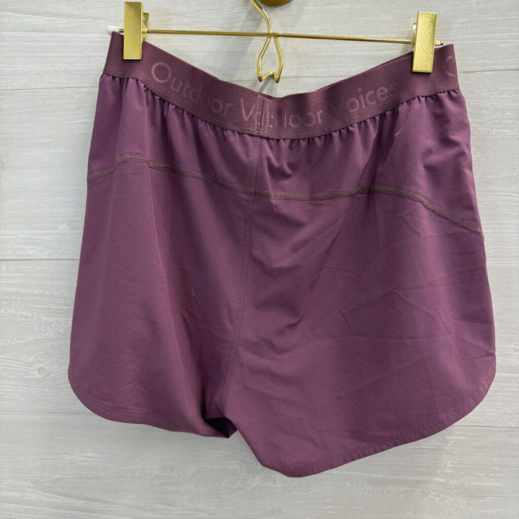 Outdoor Voices Purple Athletic Shorts Small